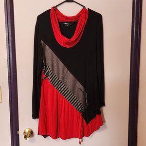 Brigitte Brianna Long Sleeve Tunic/Short Dress